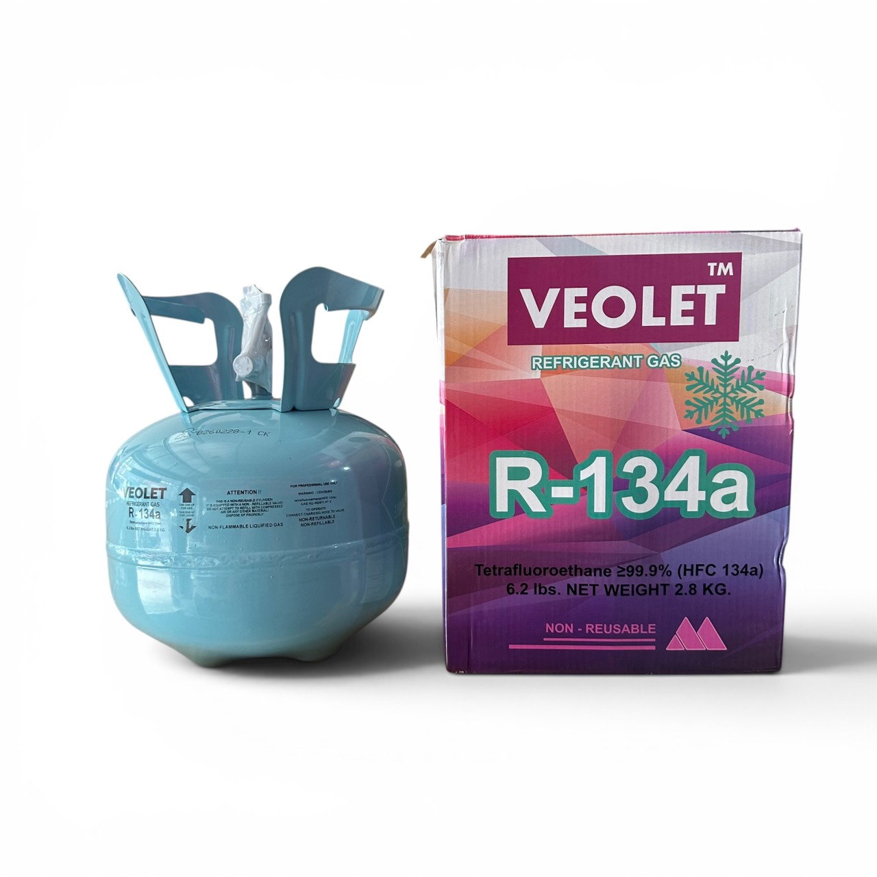 น้ำยาแอร์ R134a VEOLET 2.8 กก.