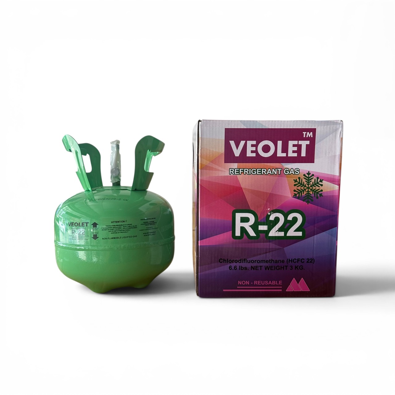 น้ำยาแอร์ R22 VEOLET 3 กก.